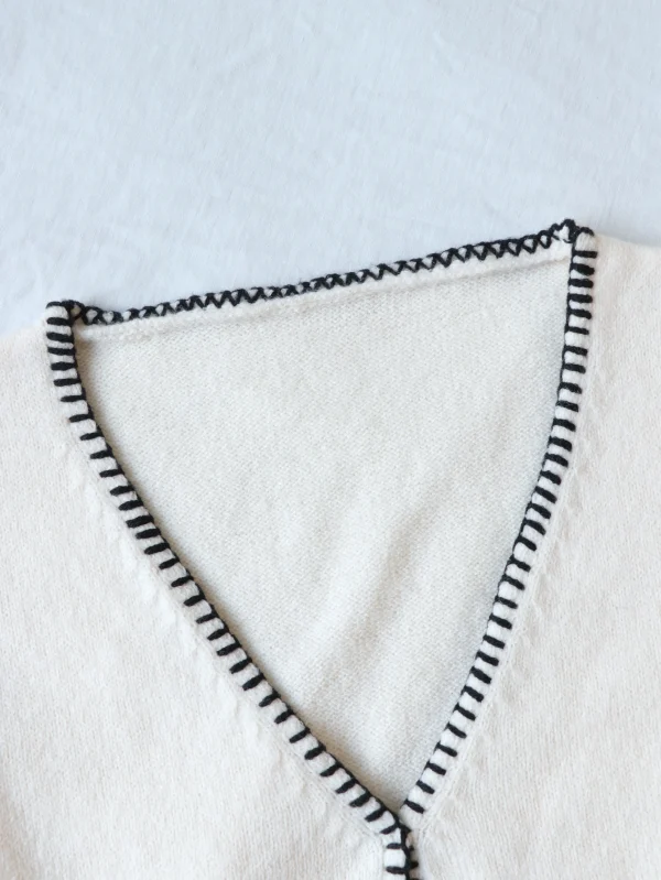 New Arrival Women's Knit Sweater | Casual Color Block Pullover with Front Wrap Design - Image 4