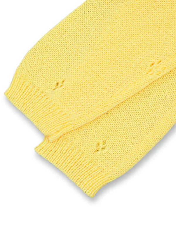 Lightweight Yellow Knit Cardigan Spring Summer Essential for Womens Fashion Easy to Layer with Dresses for Everyday Looks - Image 5