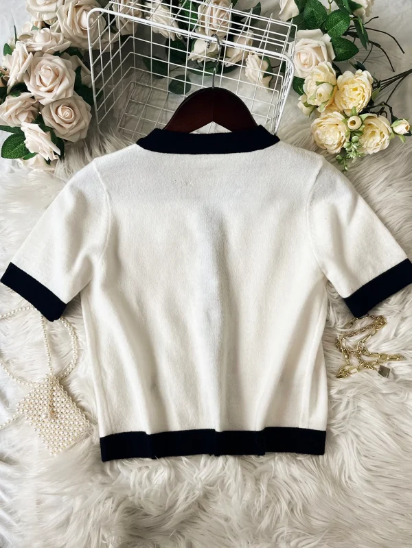 New Arrival Solid Color Women's  Cardigan Comfortable Stylish Casual Fashion Button Decoration Breathable - Image 2