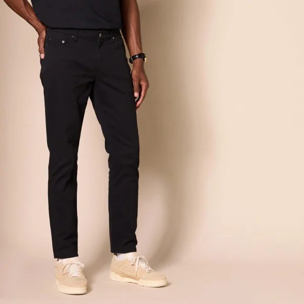 Men's Slim-Fit Pants, 5-Pocket Stretch Twill Own Design - Image 3