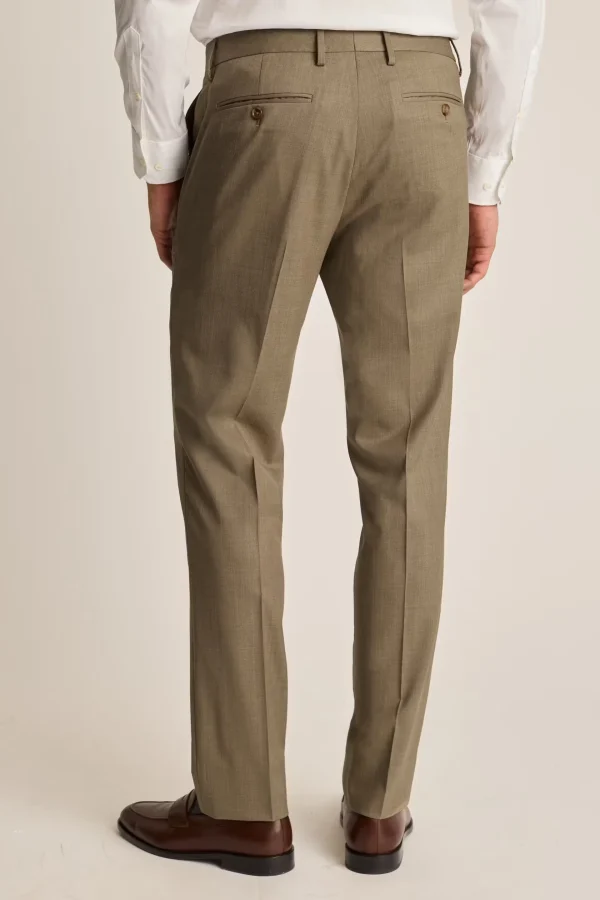 Formal Fit Men's Suit Pant Wool Khaki Slim and Comfortable Flat High Quality Wool Dress Pant for Men Suit - Image 3