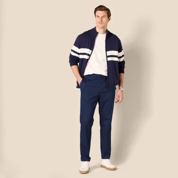 Men's Slim-Fit Wrinkle-Resistant Flat-Front Stretch Chino Pant - Image 4