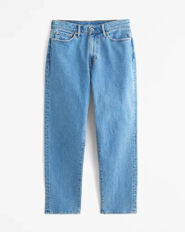 Apparel Jeans Men Bule Vintage Athletic Loose Jeans Casual Cozy Fashion High Quality Jeans for Men