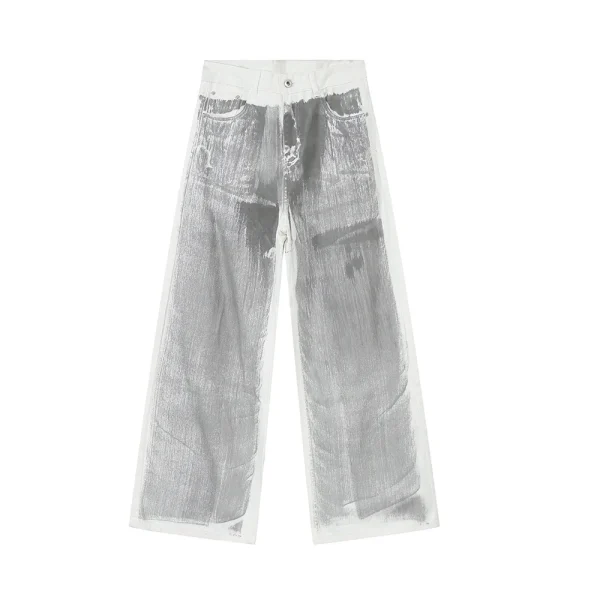 Authentic Men's Classic 2-pocket Loose Cotton Jeans Retro Fashion Trend Comfortable for Wearing Men's Clothing Jeans