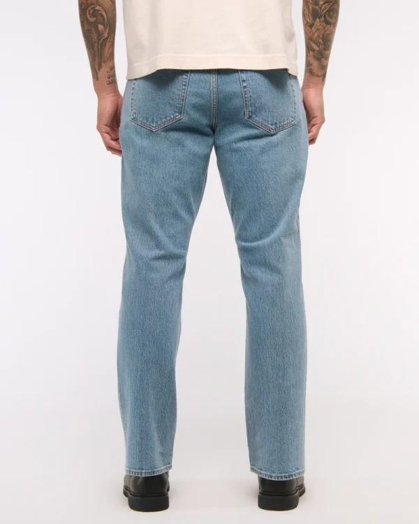 Apparel Jeans Men Bule Vintage Athletic Loose Jeans Casual Cozy Fashion Streetwear Jeans for Men - Image 5