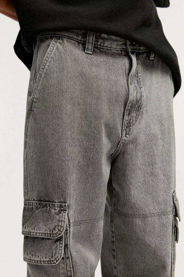 Men's Cargo Jeans 100% Cotton Fabric Zipper up Confort Fashion High Street High Quality Men's Jeans - Image 5