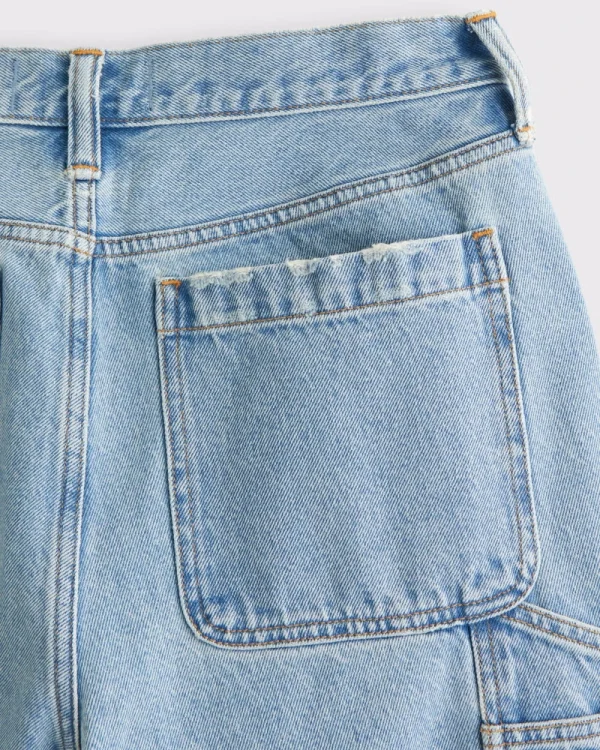 Apparel Men's Jeans Light Bule 100% Cotton Streetwear Workwear Fashion Design Baggy Jeans for Men - Image 6
