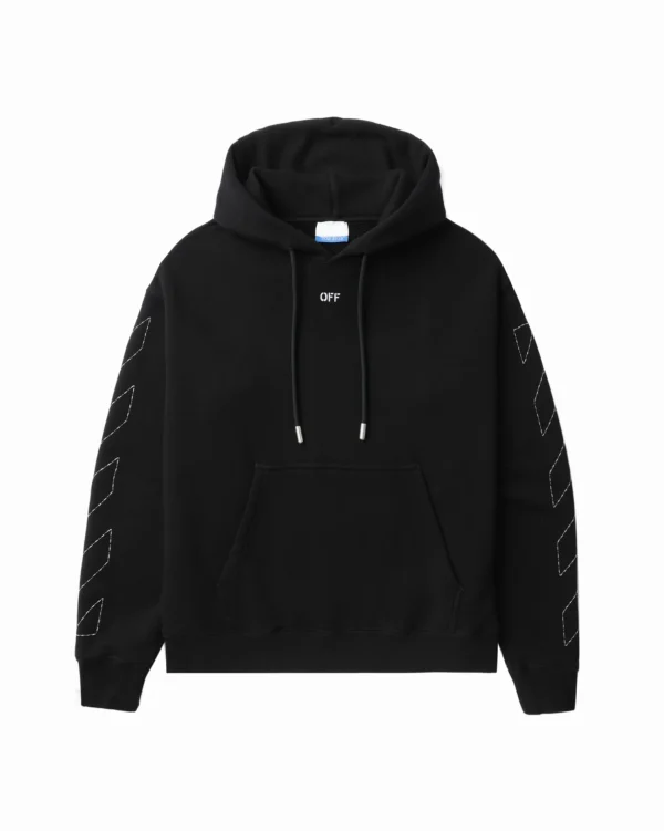100%  Man's High Quality Cotton Black Drawstring Casual Hoodie