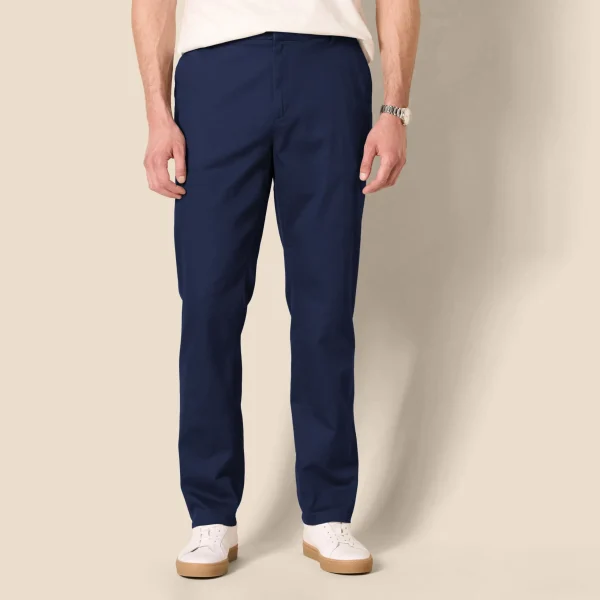 Men's Slim-Fit Wrinkle-Resistant Flat-Front Stretch Chino Pant - Image 3