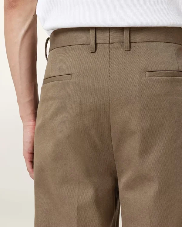 Apparel Mens Straight Legs SweatPants Brown 100% Cotton Lining Fabric Color Casual Fashion Pants for Men - Image 6