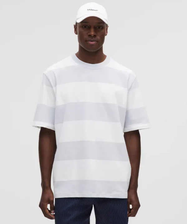 Heavyweight High Quality Cotton Jersey T-Shirt Stripe - Image 5