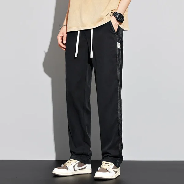 Jeans for Men Clothing Price  Elastic Waist Men Jeans Pants Summer Casual Men's Jeans - Image 5