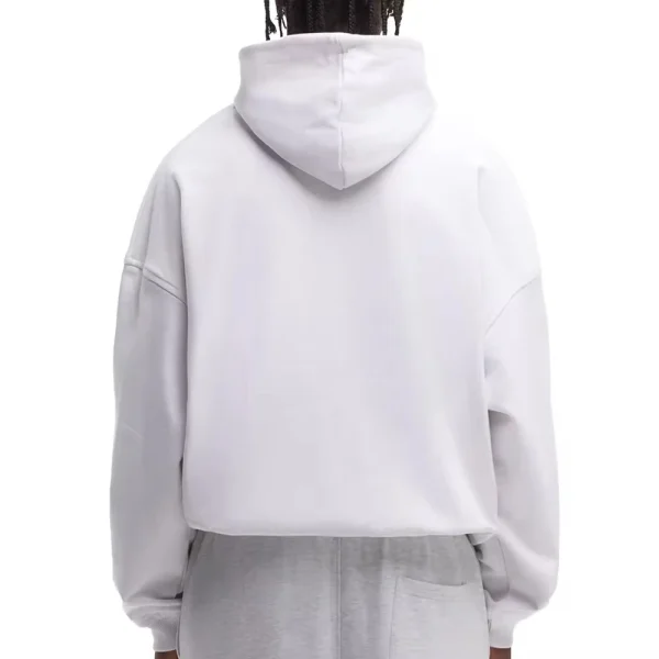 Drop Shoulder Hoodie for Mens Blank Plain HeavyweightHoodies Streetwear Wash Patch Embroidery Distressed Hoodies - Image 4