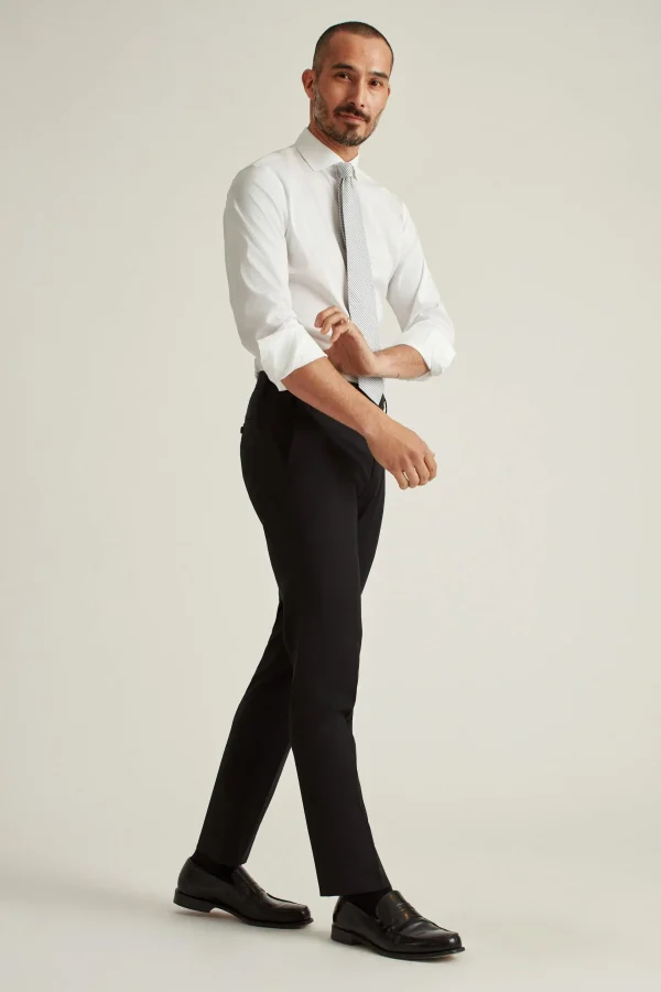Elegant Men's Suit Pants Wool Black Italian Style Slim and Comfortable High Quality Dress Pant for Men Suit - Image 4