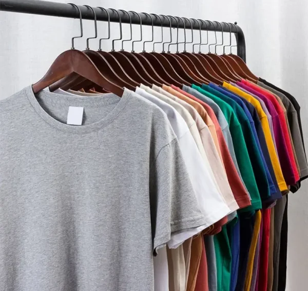 High Quality 100% Cotton 210gsm Colors Men Women Unisex Blank Casual Men's T-shirt Summer T-shirt for Men - Image 2