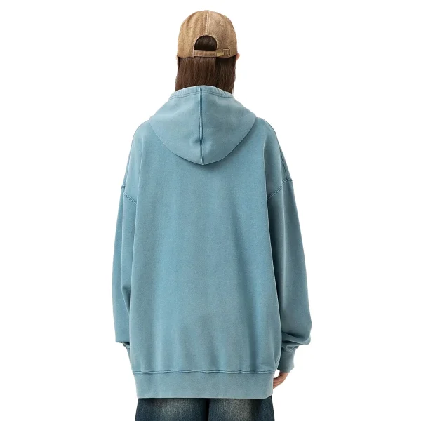 Acid Wash Mens Hoodies Pullover Oversized Casual Hoodie Graphic Print Hooded Vintage Sweatshirt Streetwear Unisex - Image 3
