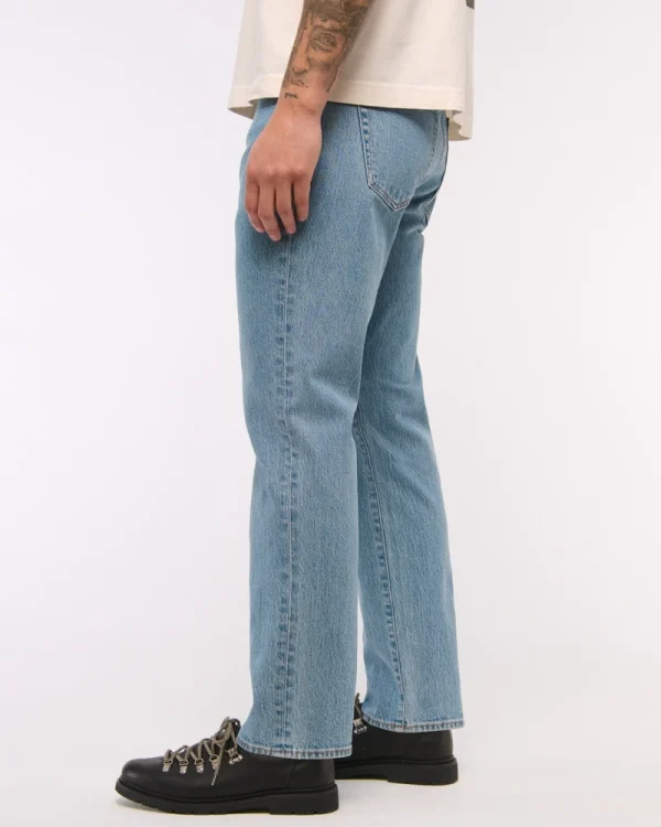 Apparel Jeans Men Bule Vintage Athletic Loose Jeans Casual Cozy Fashion Streetwear Jeans for Men - Image 3