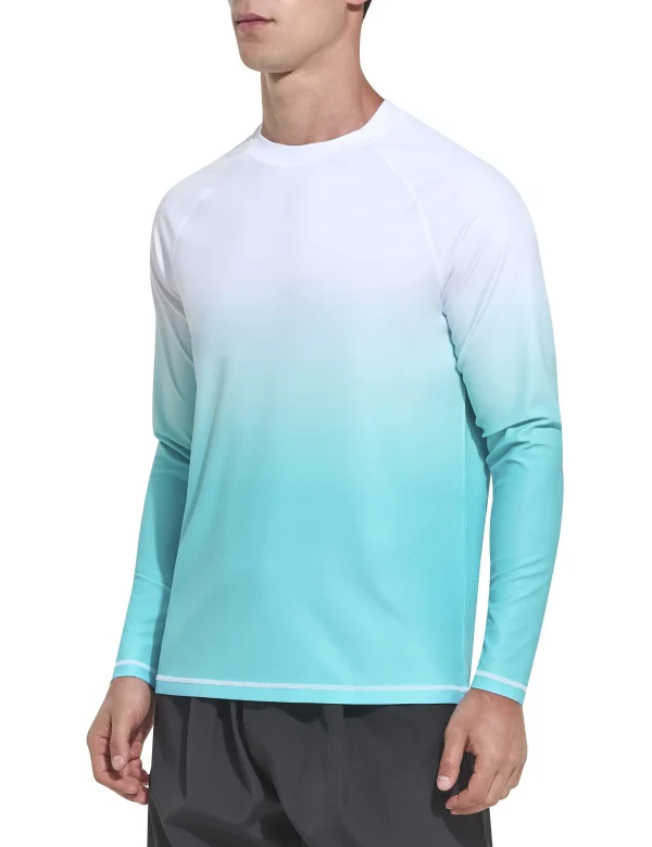 Men's T-shirts Swimming Shirts Sunscreen Clothes Sunscreen T-shirts Quick Drying Fishing Beach T-shirts - Image 2