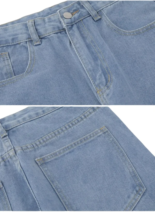 Baggy Jeans for Men Y2K Streetwear Vintage Wide Leg Loose Fit Denim Pants Hip Hop Skater Carpenter Jeans - Image 3