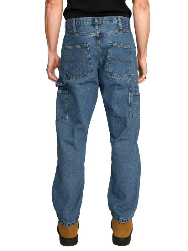 Carpenter Denim Jeans, Relaxed Fit, Utility Pocket Hammer Loop - Image 2