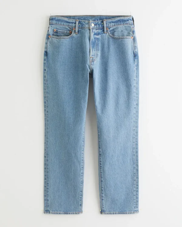 Apparel Jeans Men Bule Vintage Athletic Loose Jeans Casual Cozy Fashion Streetwear Jeans for Men