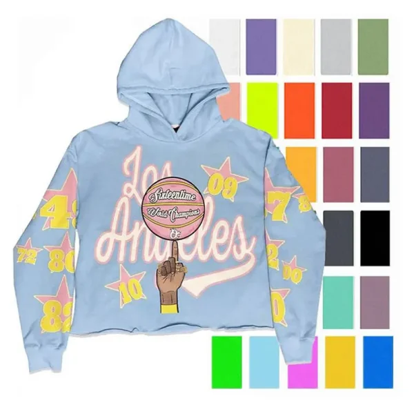100% Cotton 3D Puff Print Men's Hoodies Sweatshirts Embroidered Hoodies 300GMS Fleece Hoodies - Image 6
