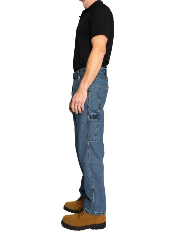 Carpenter Denim Jeans, Relaxed Fit, Utility Pocket Hammer Loop - Image 3