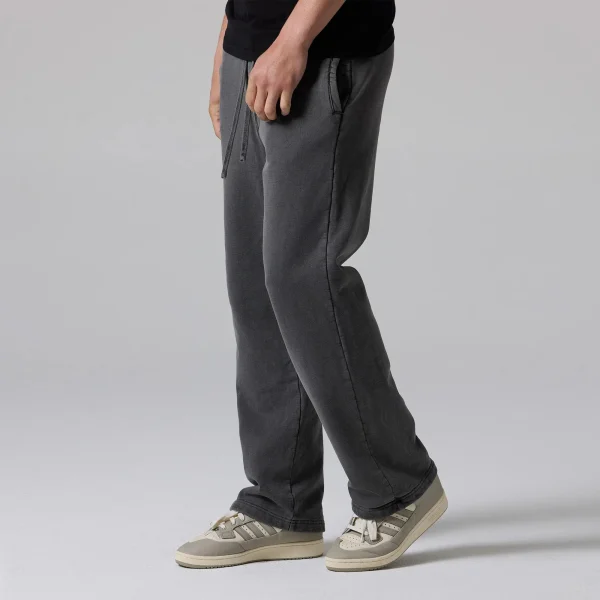 Apparel Mens Sweatpants 100% Cotton Green Color Fabric Loose Fit Streetwear Casual Trousers for Men - Image 6