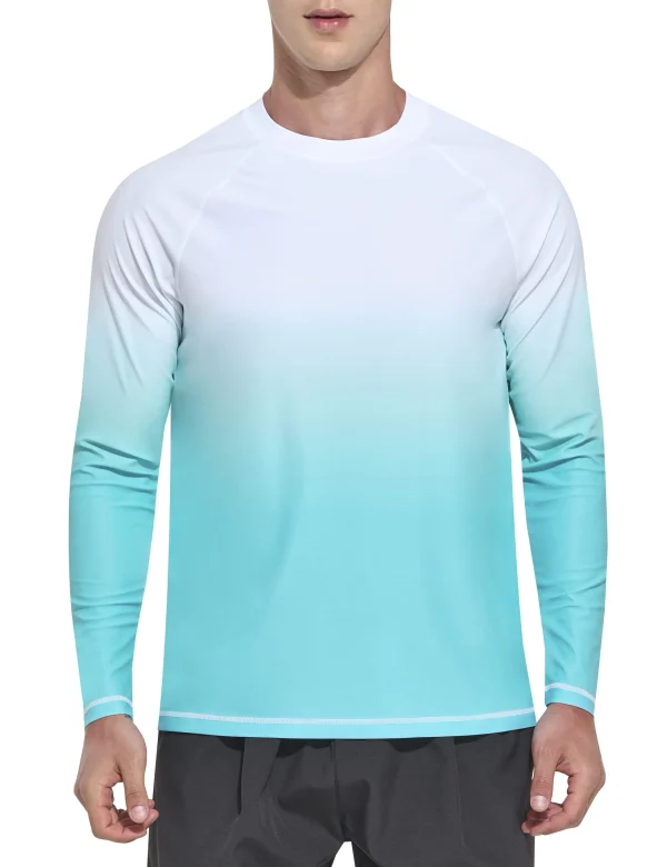Men's T-shirts Swimming Shirts Sunscreen Clothes Sunscreen T-shirts Quick Drying Fishing Beach T-shirts - Image 3