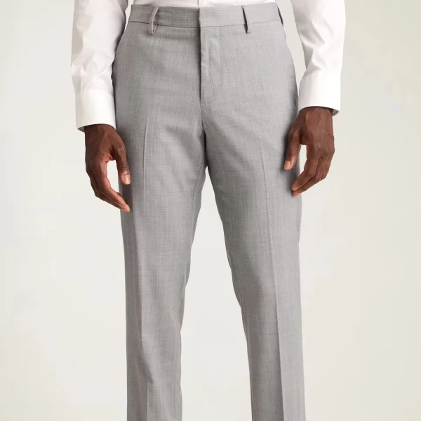Elegant Men's Suit Pant Wool Gray Italian Style Slim and Comfortable High Quality Dress Pant for Men Suit