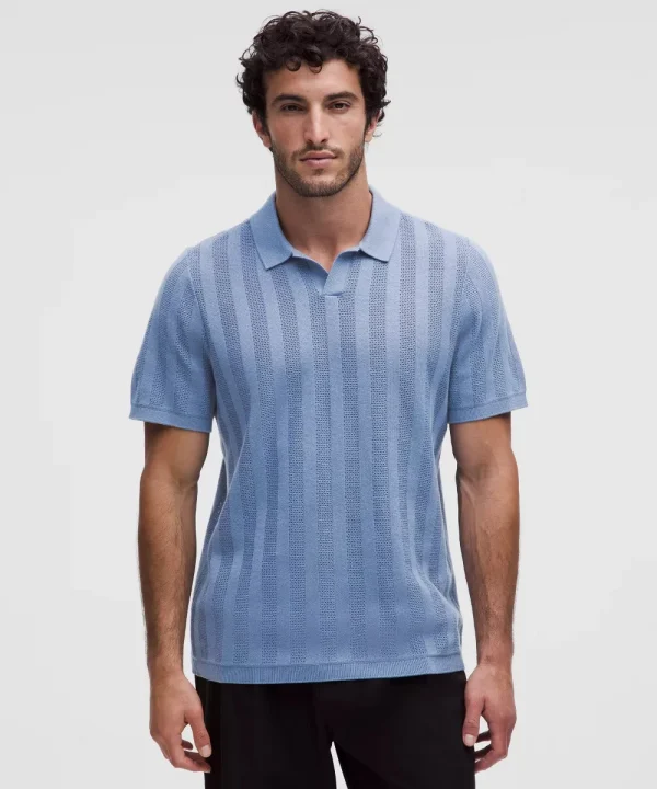 Casual Man''s Cotton-Blend Short-Sleeve Polo Graph - Image 6