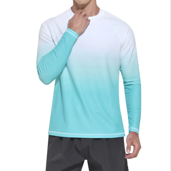 Men's T-shirts Swimming Shirts Sunscreen Clothes Sunscreen T-shirts Quick Drying Fishing Beach T-shirts
