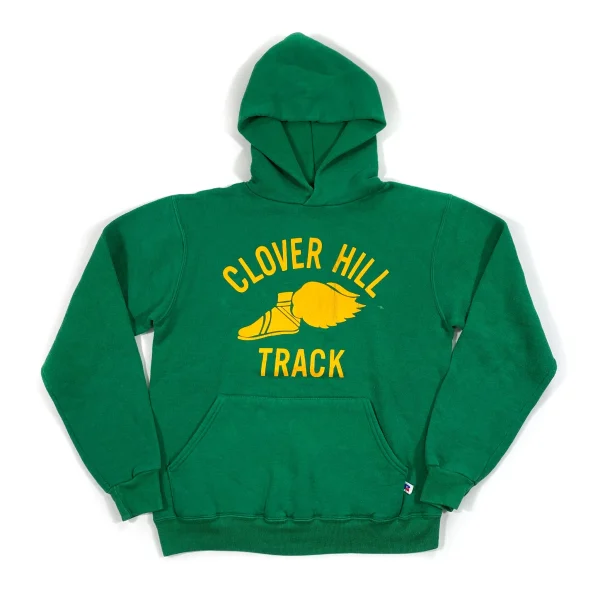 Classic Casual Pullover Vintage 80's Clover Hill HS Track Hoodie