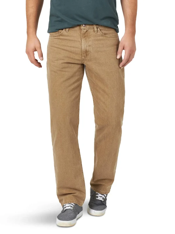 Authentic Men's Classic 5-pocket Loose Cotton Jeans Retro Fashion Trend Comfortable for Wearing Men's Clothing Jeans - Image 3