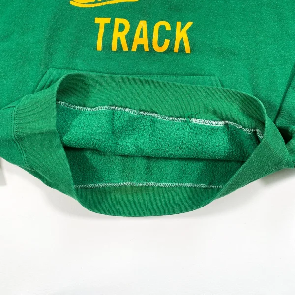 Classic Casual Pullover Vintage 80's Clover Hill HS Track Hoodie - Image 5