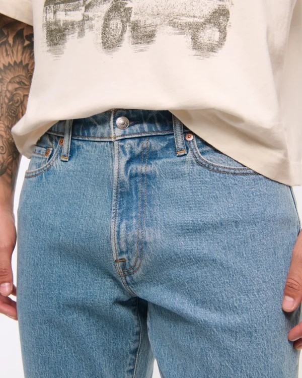 Apparel Jeans Men Bule Vintage Athletic Loose Jeans Casual Cozy Fashion Streetwear Jeans for Men - Image 6