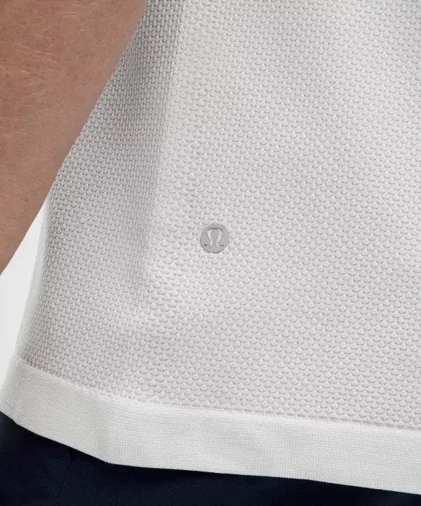Man's Polo Shirt Textured Knit - Image 6