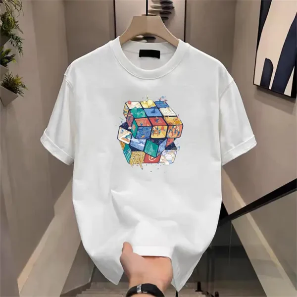 High-quality Short-sleeved T-shirt Men's Summer Half-sleeved Men's Body Shirt on Clothes Bottoming Shirt Trend Loose