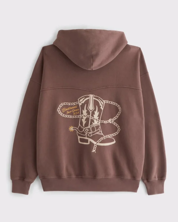 2025 Man's New Style Hoodie Western-style Patterned Autumn Pullover Hoodie - Image 2