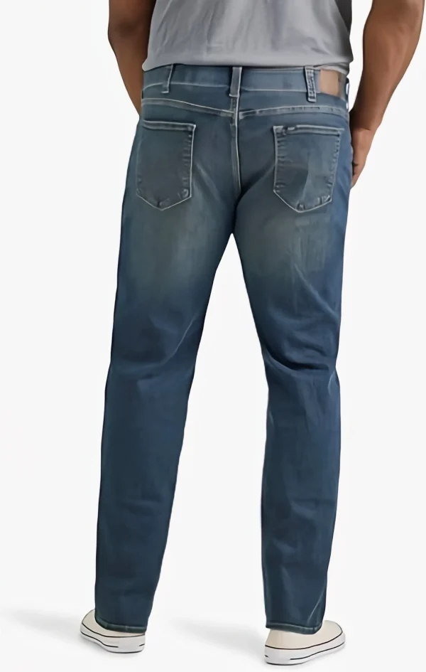 Men's Big Tall Ultra-Large Fit Loose Straight Denim Jeans Fashionable Casual Type Autumn - Image 2