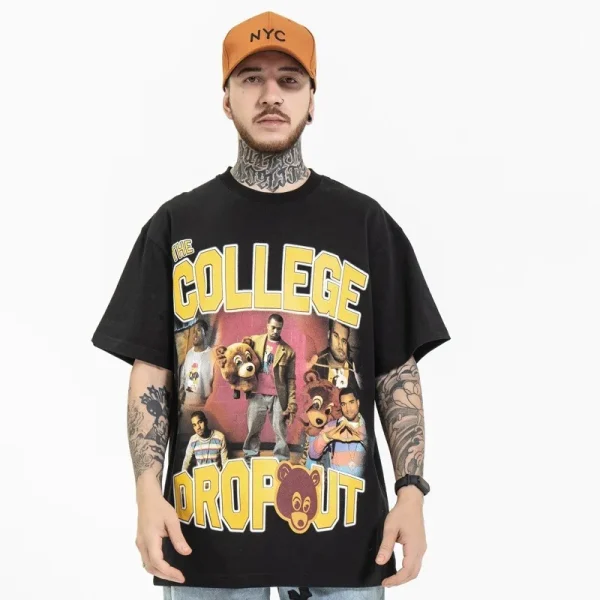 High Quality 100% Cotton Men T-shirt Printing T Shirt Men Graphic Tees Shirt Print Tshirt - Image 4