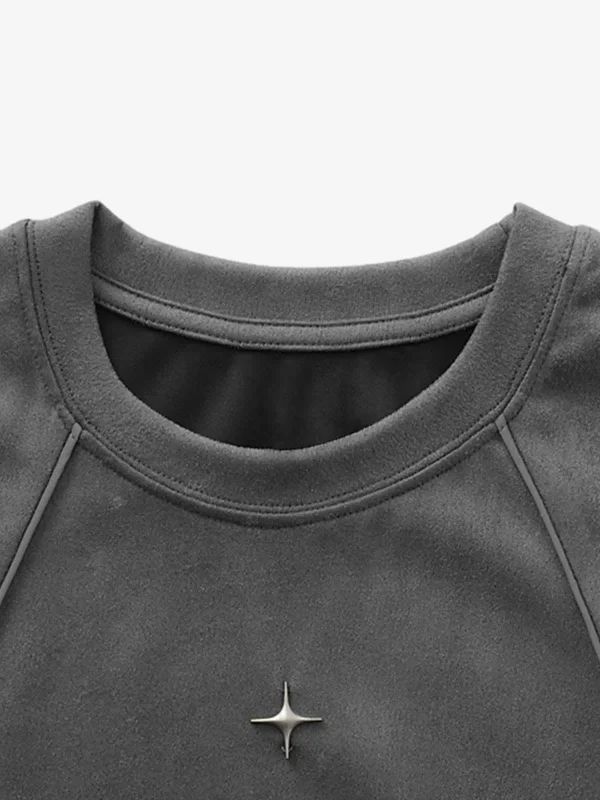 Men's Loose Fit Heavyweight Short-Sleeve Washed Retro Style - Image 5