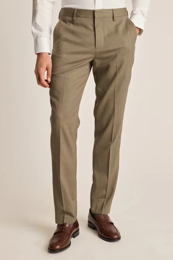 Formal Fit Men's Suit Pant Wool Khaki Slim and Comfortable Flat High Quality Wool Dress Pant for Men Suit - Image 2