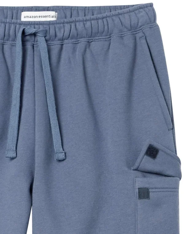 Men's Cargo Fleece Casual Pocket  Heavyweight Sweat Pant with Open Hem - Image 6