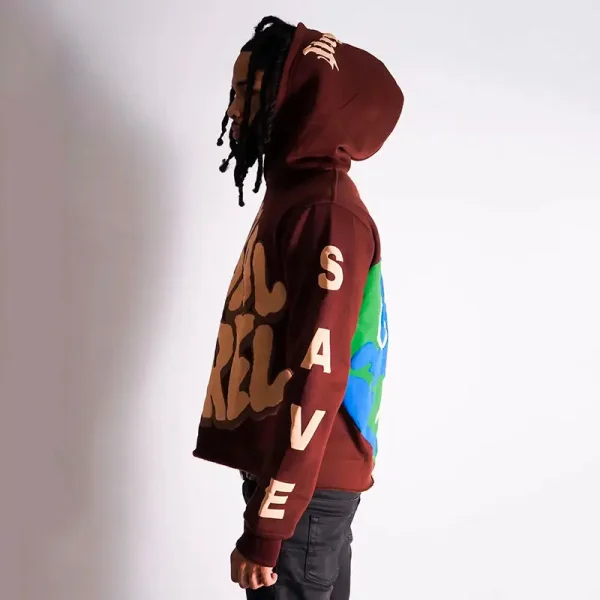 100% Cotton 3D Puff Print Men's Hoodies Sweatshirts Embroidered Hoodies 300GMS Fleece Hoodies - Image 5
