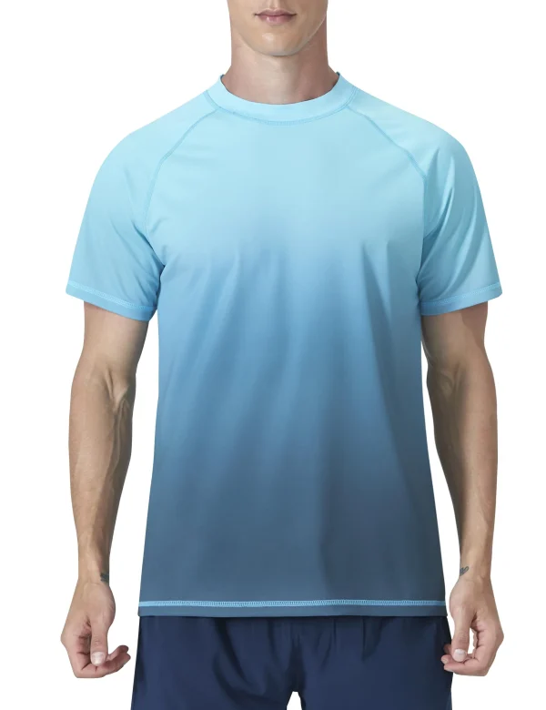 Men's T-shirts Swimming Shirts Sunscreen Clothes Sunscreen T-shirts Quick Drying Fishing Beach T-shirts - Image 4