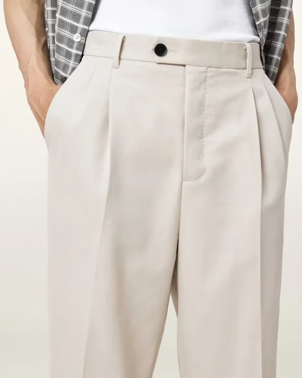Apparel Men's Sweatpants White Straight Legs 100% Cotton Fabric Color Casual Fashion Sweatpants for Men - Image 6