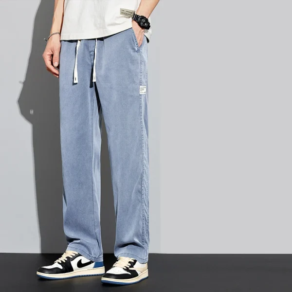 Jeans for Men Clothing Price  Elastic Waist Men Jeans Pants Summer Casual Men's Jeans