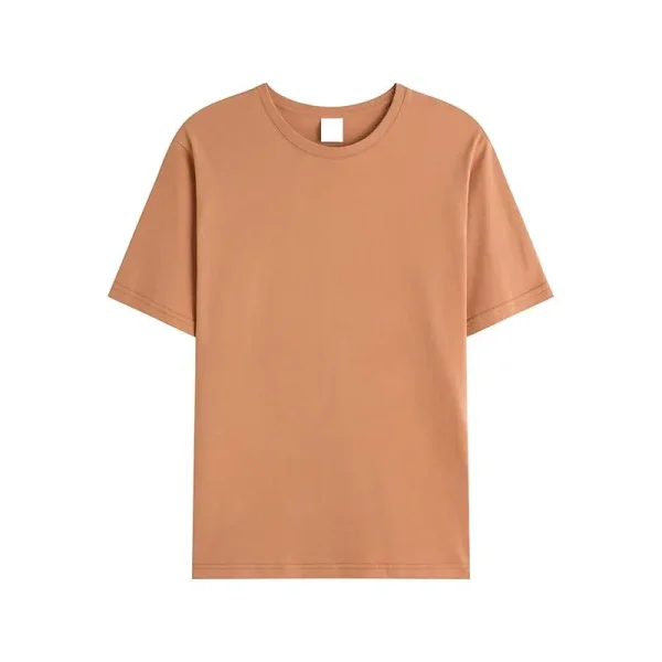 High Quality 100% Cotton 210gsm Colors Men Women Unisex Blank Casual Men's T-shirt Summer T-shirt for Men - Image 6